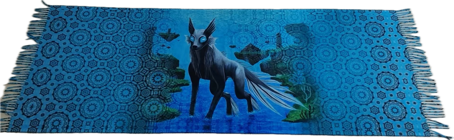 Maritime Howl Double Sided Pashmina
