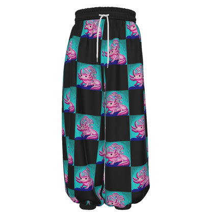 Musholotl Checkered Lantern Pants